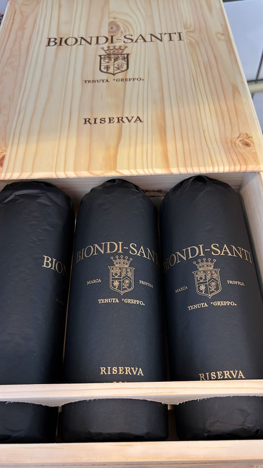 Biondi Santi – Brunello Di Montalcino Riserva 2015 “Tenuta Greppo“ 3 flessen OWC