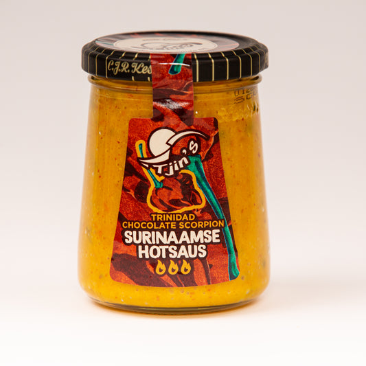 Grandma Louise's Surinamese Hot Sauce, Chocolate Trinidad Scorpion